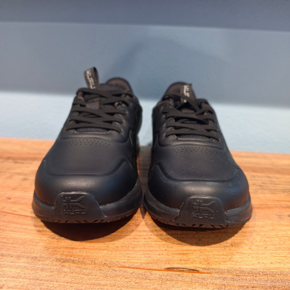 Kuru Mens Kinetic Work Sneakers Black Slip Resistant Water Resistant Size 10 - Picture 2 of 11